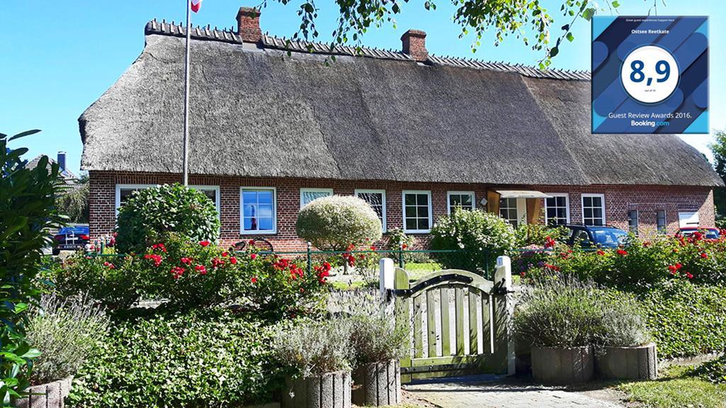 Ostsee Reetkate Langballig Buitenkant foto